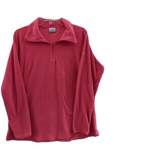 Columbia coral quarter zip lightweight fleece Size XL